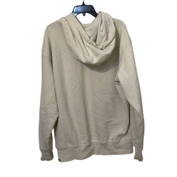 The North Face Cream Hoodie Sweatshirt Unisex mens XL womens XXL - Picture 4 of 12